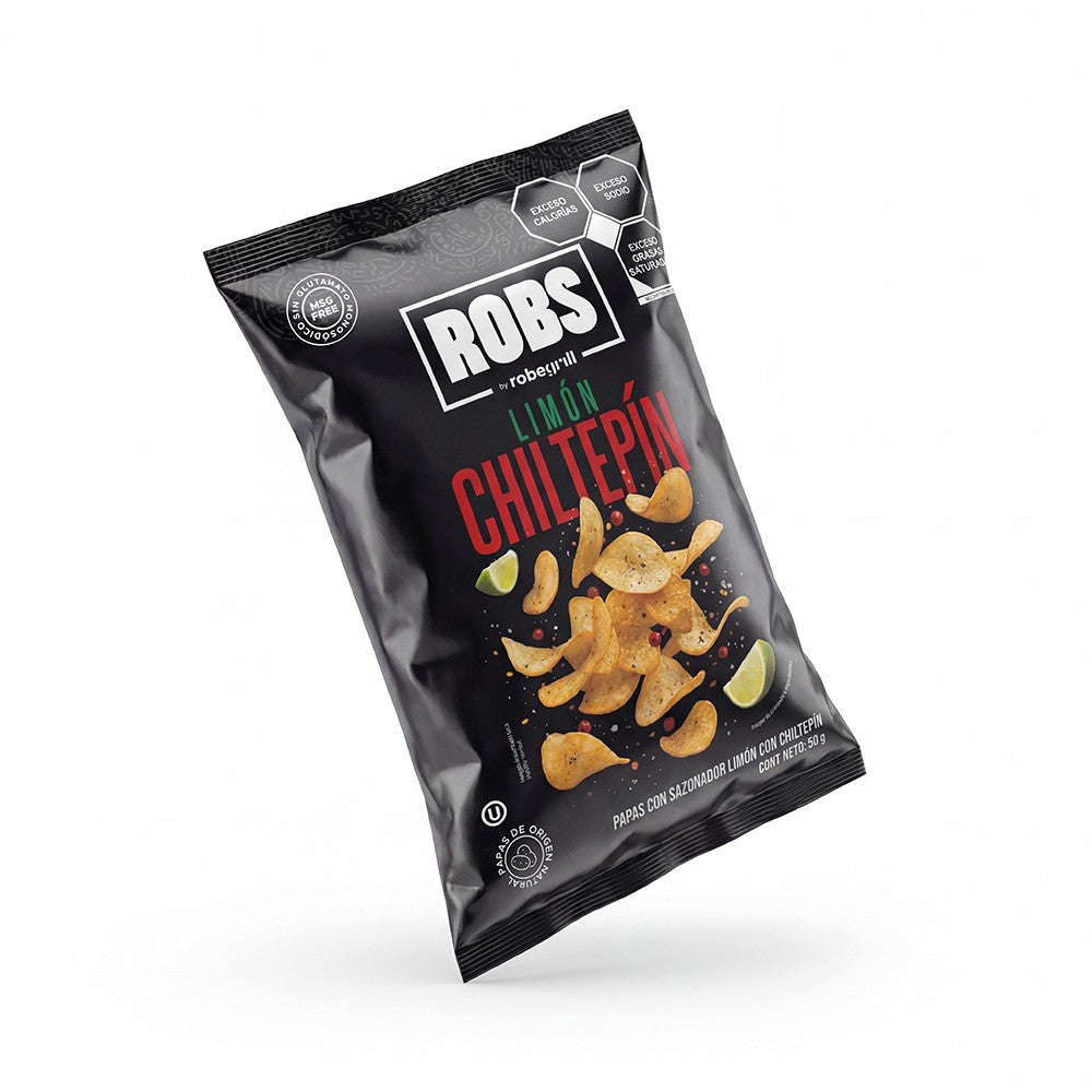Kit Chips Limón Chiltepín | 3 Bolsas de 50 g (150 g)