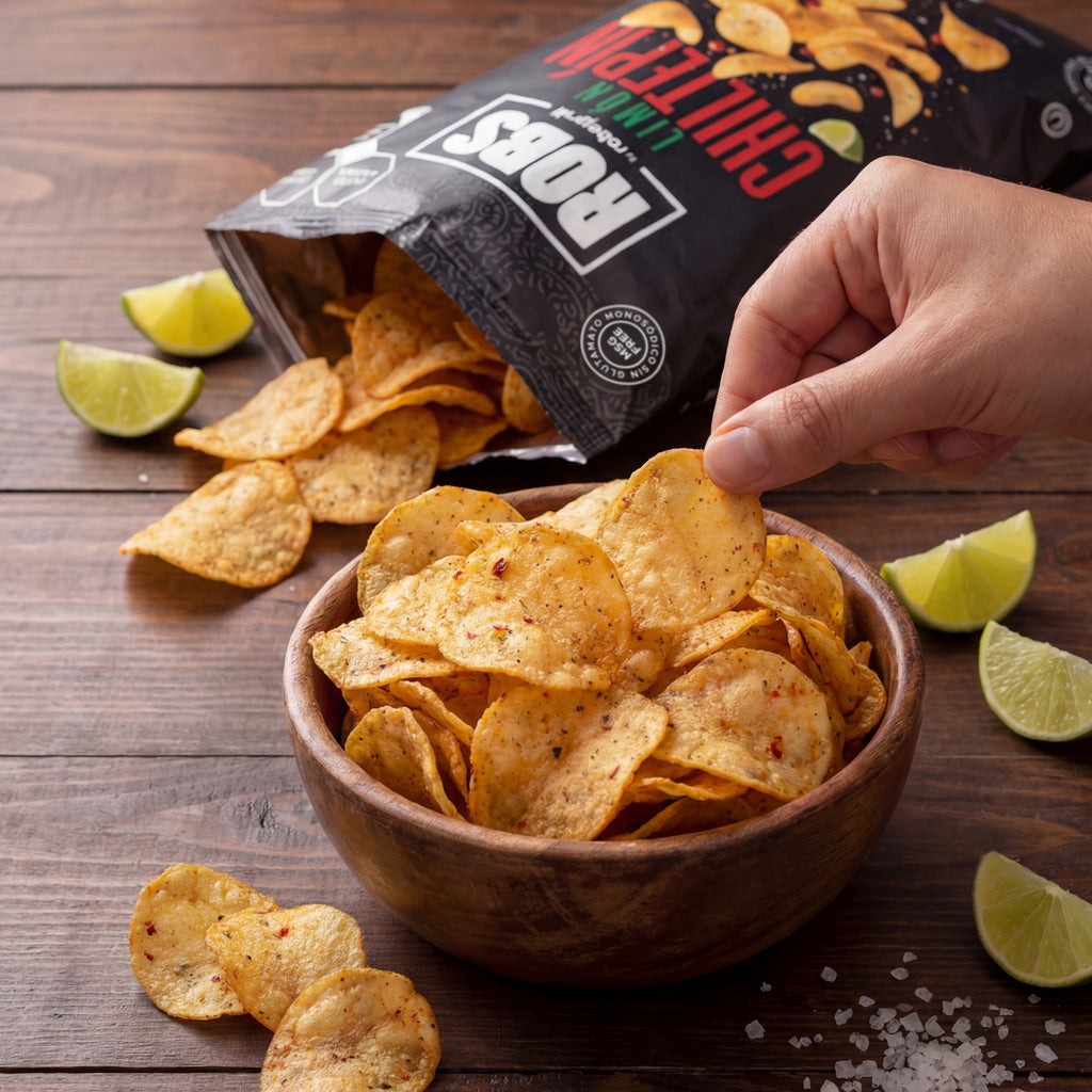 Kit Chips Limón Chiltepín | 3 Bolsas de 50 g (150 g)
