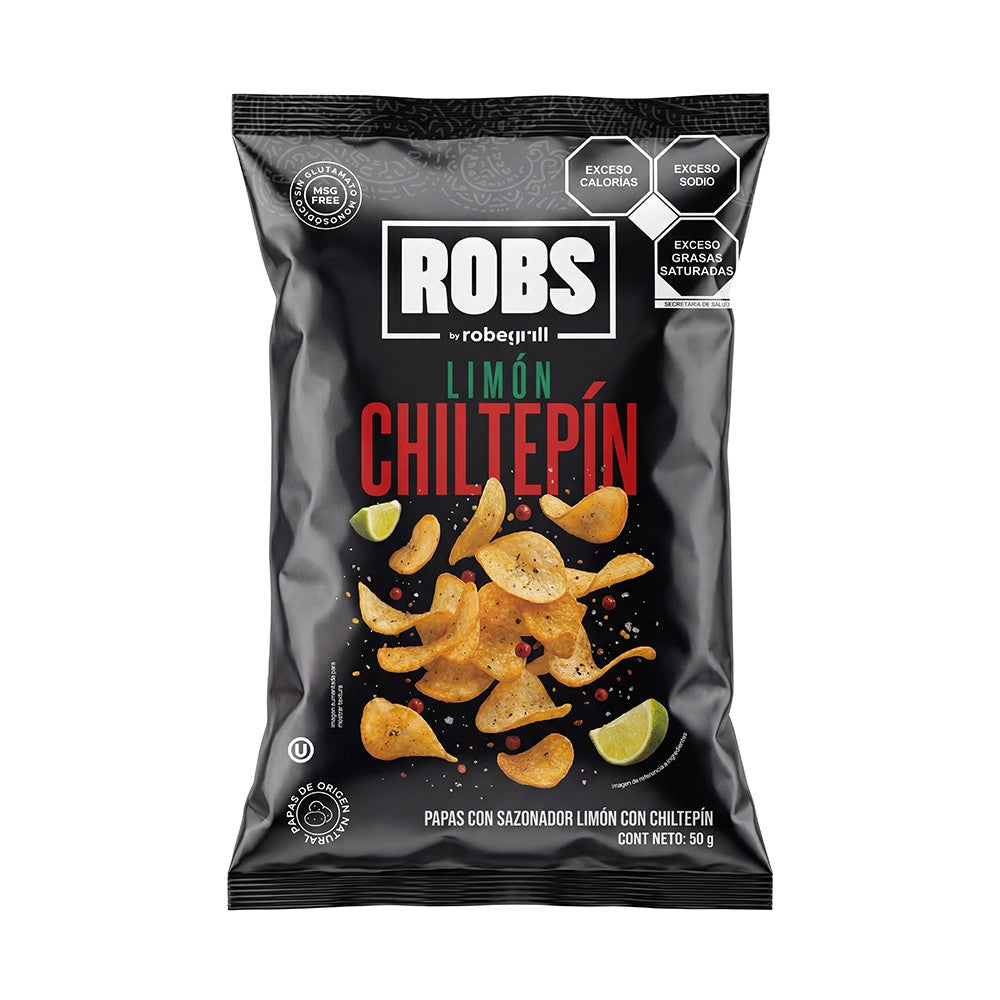 Kit Chips Limón Chiltepín | 3 Bolsas de 50 g (150 g)