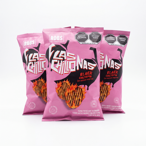 Chillonas Kit with Chiltepin and Black Sauces | 3 Bags of 50 g (150 g)